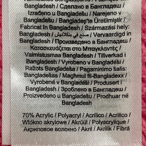 Vero Moda Pink Ribbed Knit Long Sleeve V-Neck Sweater Size XS - Picture 5 of 6